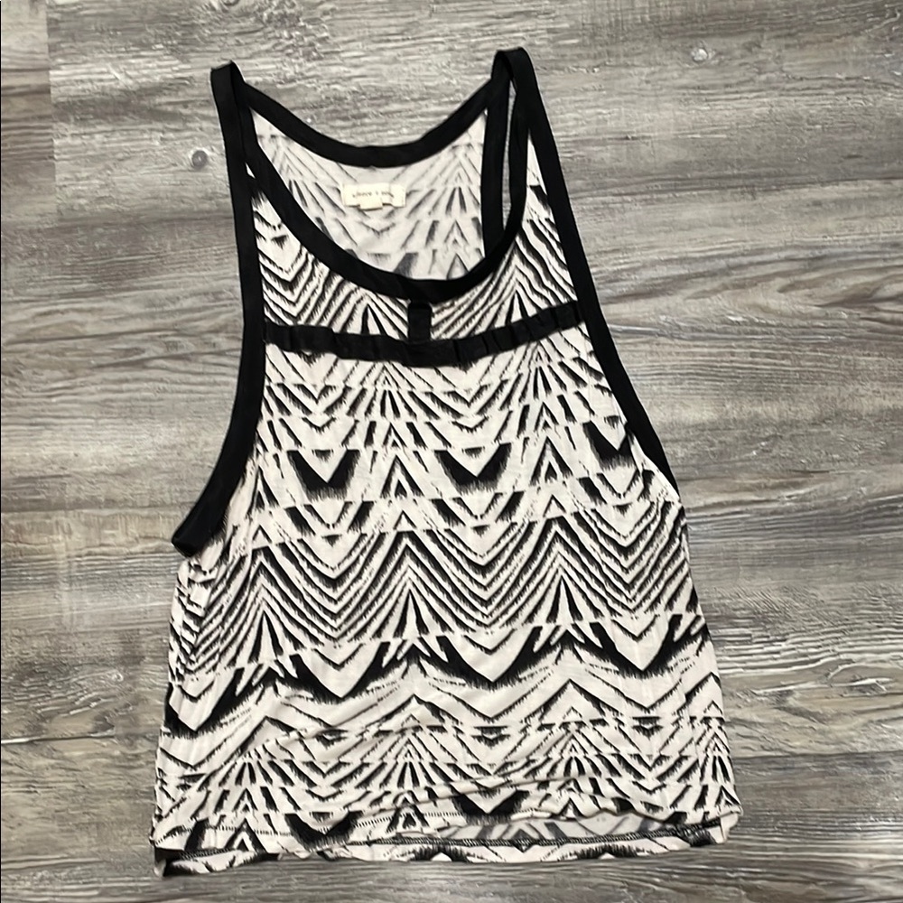 Urban Outfitters (Silence + Noise) Black and White Women's Tank Top, Size M